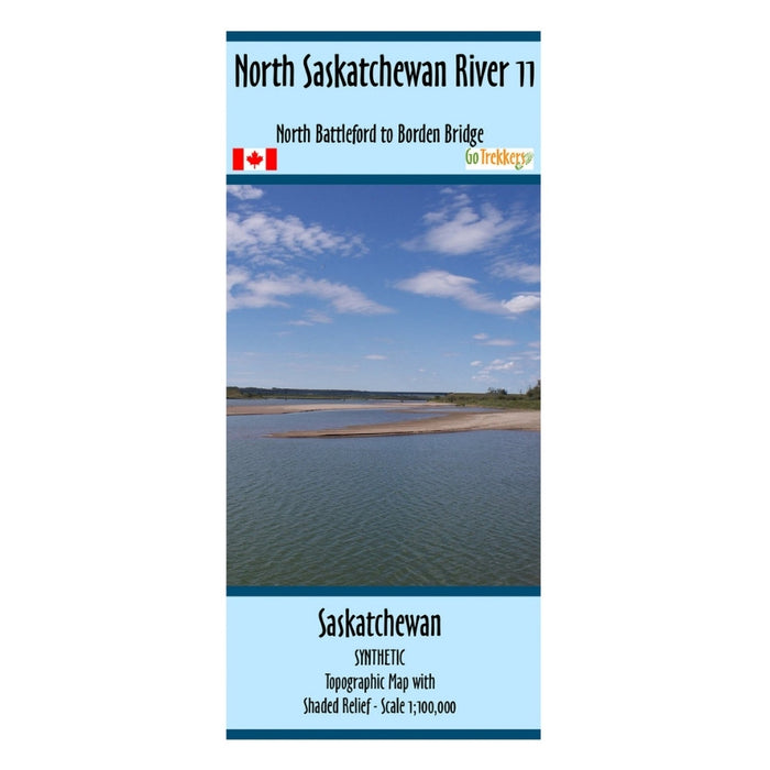 Go Trekkers Map: North Saskatchewan River #11 MAP GO TREKKER