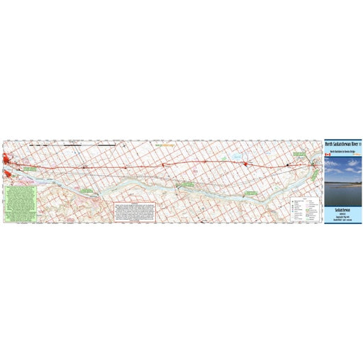 Go Trekkers Map: North Saskatchewan River #11 MAP GO TREKKER