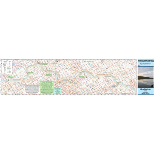 Go Trekkers Map: North Saskatchewan River #9 MAP GO TREKKER