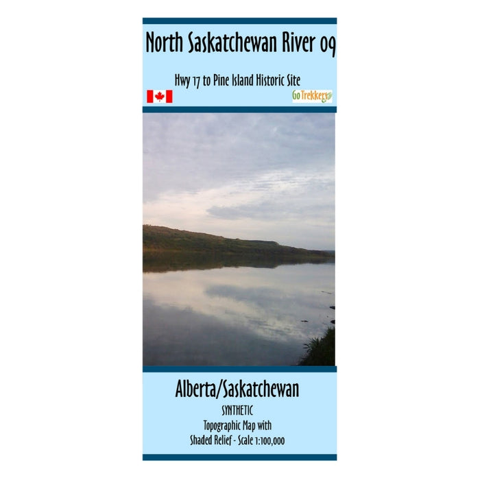 Go Trekkers Map: North Saskatchewan River #9 MAP GO TREKKER