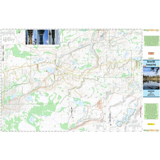Go Trekkers Map: Narrow Hills Provincial Park MAP GO TREKKER