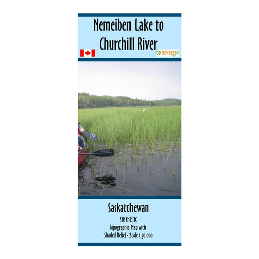 Go Trekkers Map: Nemeiben Lake to Churchill River MAP GO TREKKER