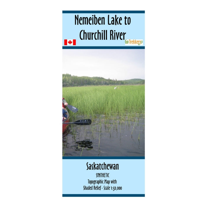 Go Trekkers Map: Nemeiben Lake to Churchill River MAP GO TREKKER