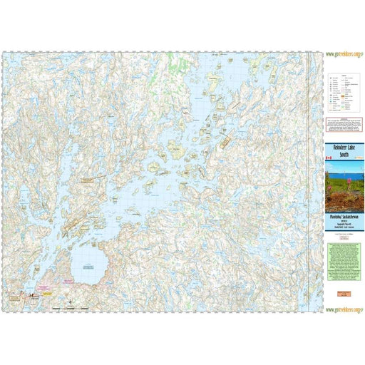 Go Trekkers Map: Reindeer Lake South MAP GO TREKKER