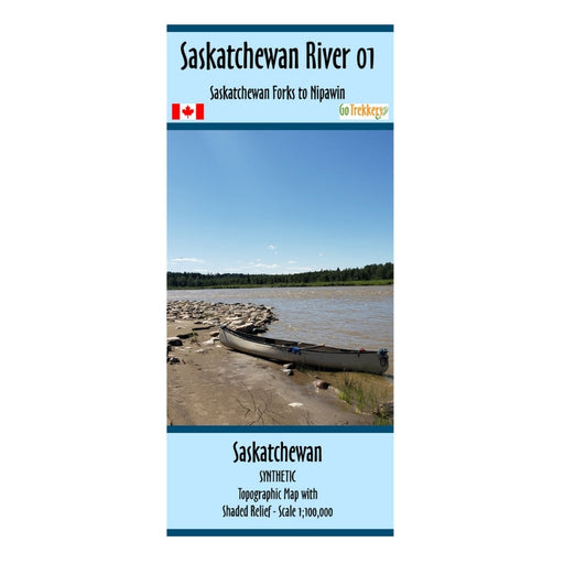 Go Trekkers Map: Saskatchewan River #1 MAP GO TREKKER
