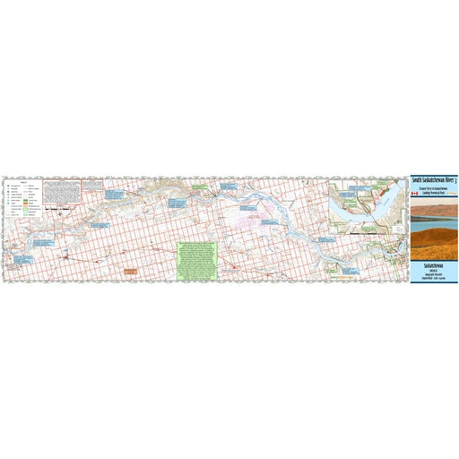 Go Trekkers Map: South Saskatchewan River #3 MAP GO TREKKER