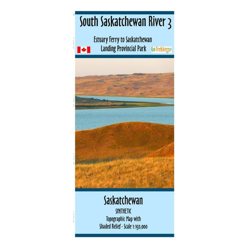 Go Trekkers Map: South Saskatchewan River #3 MAP GO TREKKER
