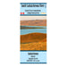A folded map cover for South Saskatchewan River 3, showing a landscape photo of a river and rolling hills, with text identifying Estuary Ferry to Saskatchewan Landing Provincial Park and a scale of 1:150,000.