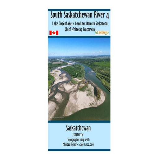 Go Trekkers Map: South Saskatchewan River #4 MAP GO TREKKER