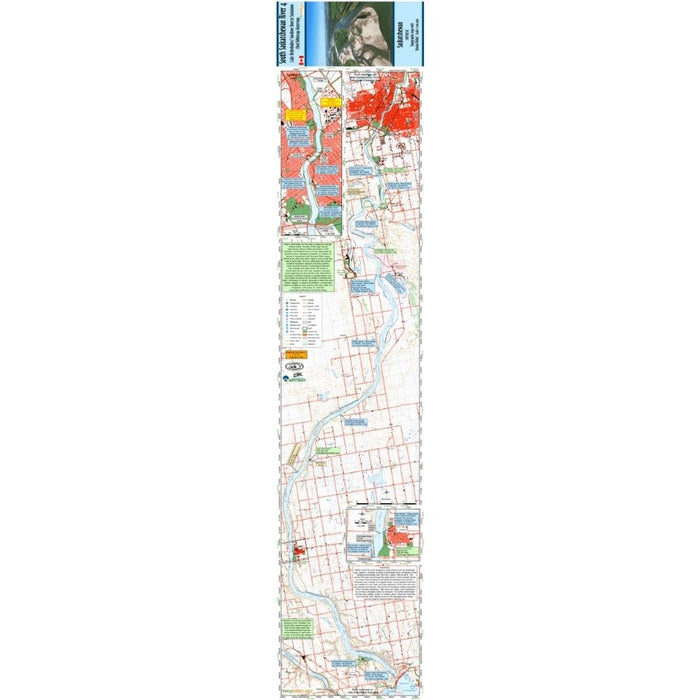 Go Trekkers Map: South Saskatchewan River #4 MAP GO TREKKER