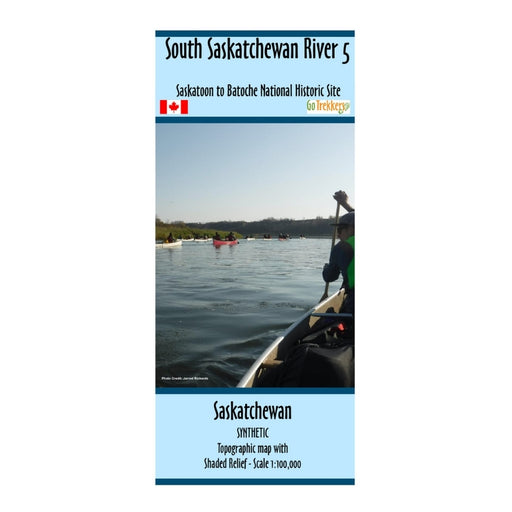 Go Trekkers Map: South Saskatchewan River #5 MAP GO TREKKER
