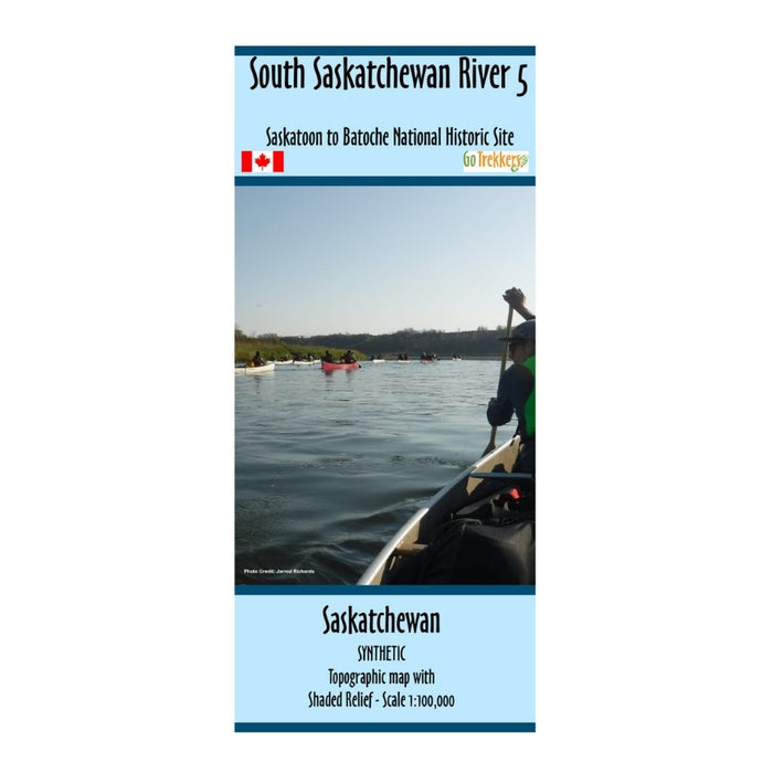 Go Trekkers Map: South Saskatchewan River #5 MAP GO TREKKER