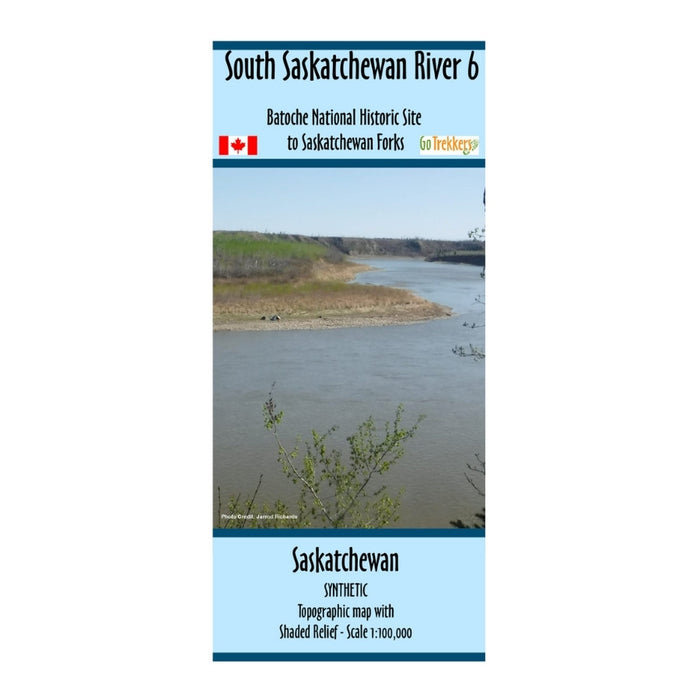 Go Trekkers Map: South Saskatchewan River #6 MAP GO TREKKER