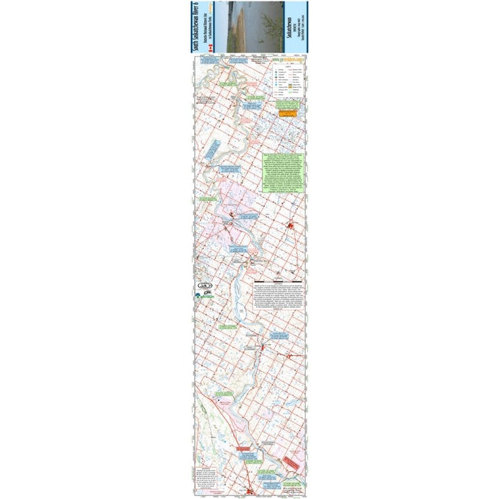 Go Trekkers Map: South Saskatchewan River #6 MAP GO TREKKER