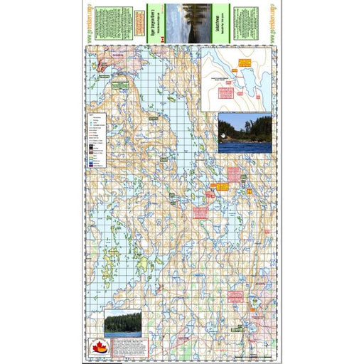 Go Trekkers Map: Sturgeon Weir River #2 MAP GO TREKKER