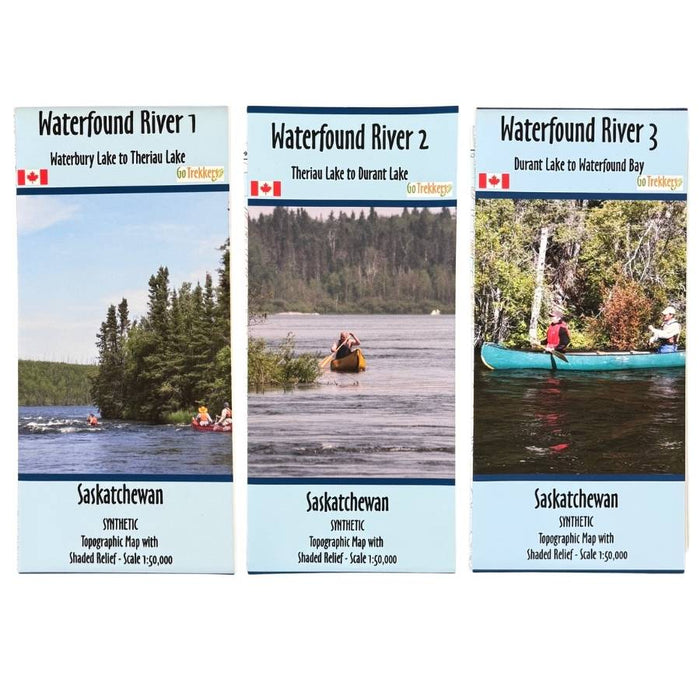 Go Trekkers Map: Waterfound River (set of 3) MAP GO TREKKER