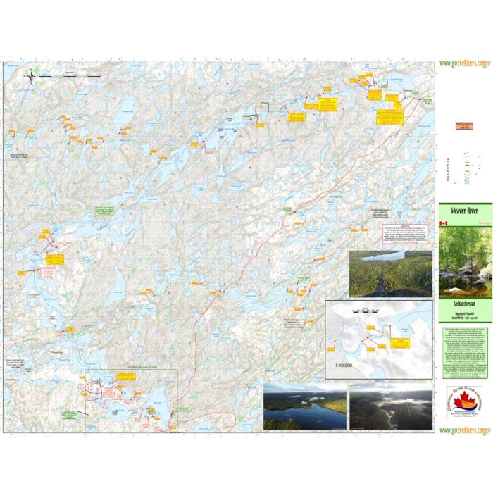 Go Trekkers Map: Weaver River MAP GO TREKKER