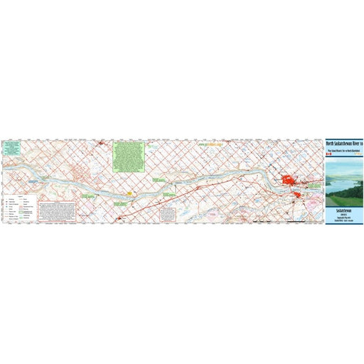 Go Trekkers Map: North Saskatchewan River #10 MAP GO TREKKER