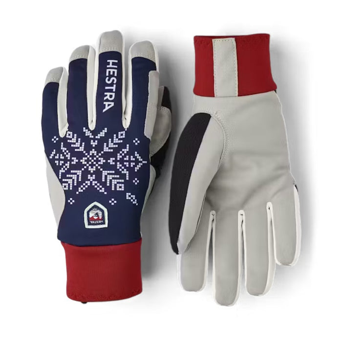 Hestra XC Primaloft Glove (women's) GLOVE HESTRA 6 NAVY PRINT