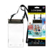 LOKSAK waterproof phone caddy with lanyard and packaging on a white background