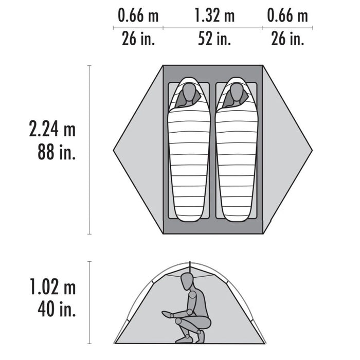 MSR Hubba Hubba HD 2 TENT MSR
