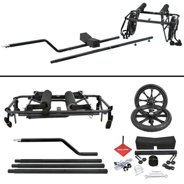 Malone Forge Canoe/Kayak Cart with Bike Tow Bar CART MALONE