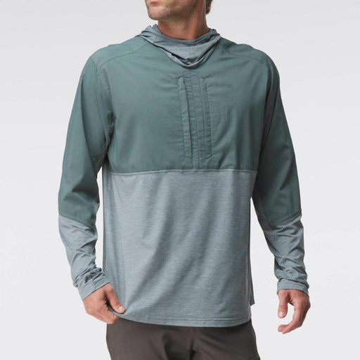 NRS Silkweight Hybrid Hoodie (men's) MN'S TOP NORTHWEST RIVER SUPPLIES S SLATE