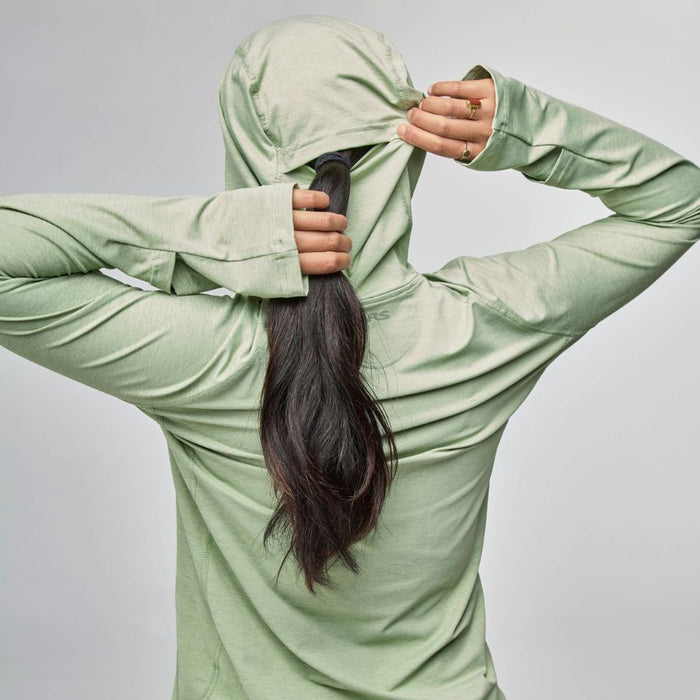 NRS Silkweight Hoodie (women's) WM'S TOP NORTHWEST RIVER SUPPLIES
