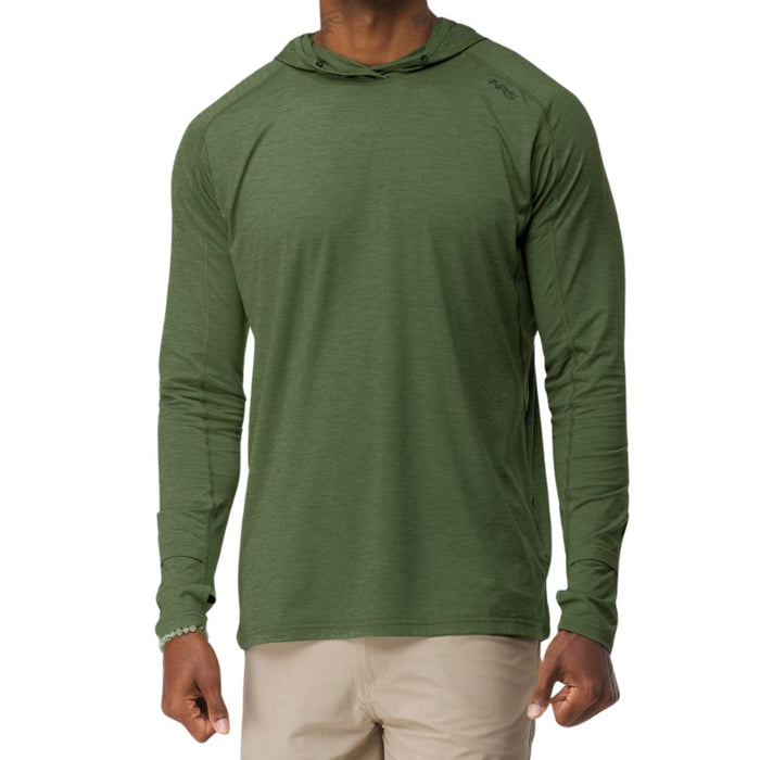 NRS Silkweight Hoodie (men's) MN'S TOP NORTHWEST RIVER SUPPLIES M PINENEEDLE