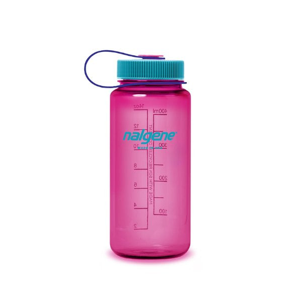 Nalgene 16oz Wide Mouth Bottle (500ml) SUSTAIN BOTTLE NALGENE ELECTRIC MAGENTA