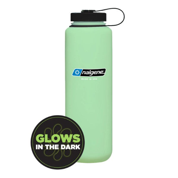 Nalgene 48oz Wide Mouth Silo Bottle (1.5 L) SUSTAIN BOTTLE NALGENE GLOW GREEN