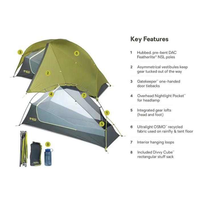 Nemo Dragonfly OSMO 1P TENT NEMO