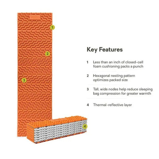 Nemo Switchback Sleeping Pad features diagram