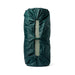A dark green waterproof sleeping bag cover with a central ventilation or entry opening, shown on a clean white background.