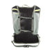 Black and light green running pack harness with Salomon branding against a white background