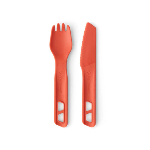 Sea to Summit Passage Cutlery Set (2 pc) CUTLERY SET SEA TO SUMMIT SPICY ORANGE