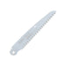A silver aluminum folding saw blade with serrated teeth, featuring the brand name 'SILKY' printed on it, shown against a plain white background.