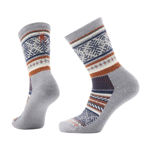 Smartwool Everyday Fair Isle Sweater Socks SOCKS SMARTWOOL M LIGHT GRAY