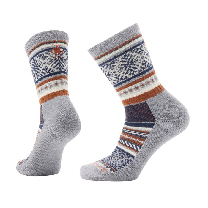 Smartwool Everyday Fair Isle Sweater Socks SOCKS SMARTWOOL M LIGHT GRAY