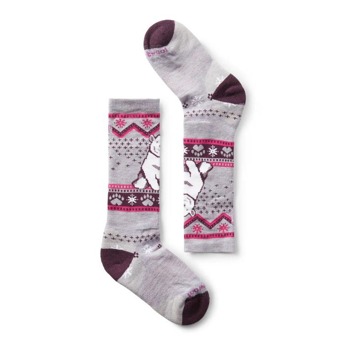 Smartwool Wintersport Polar Bear (junior) SOCKS SMARTWOOL XS PURPLE ECLIPSE