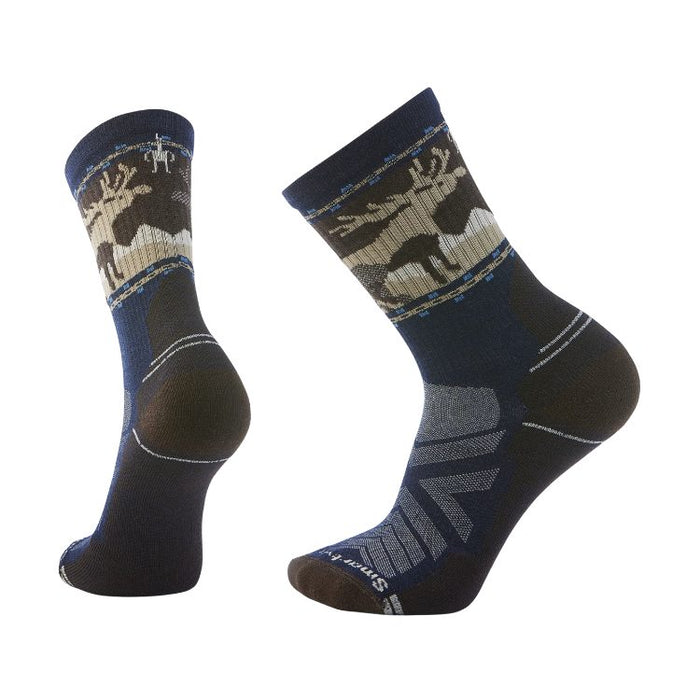 Smartwool Hike Mountain Moose (men's) MEN'S SOCKS SMARTWOOL L DEEP NAVY