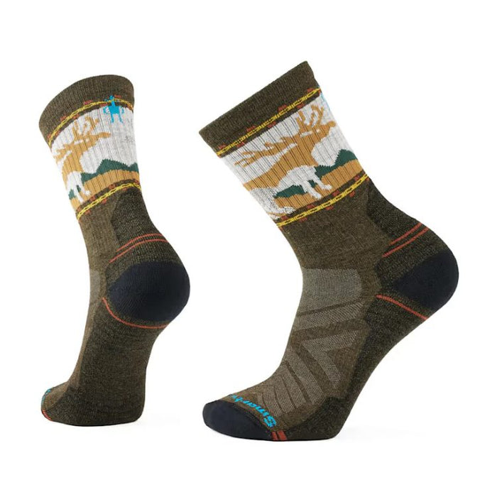 Smartwool Hike Mountain Moose (men's) MEN'S SOCKS SMARTWOOL M MILITARY OLIVE