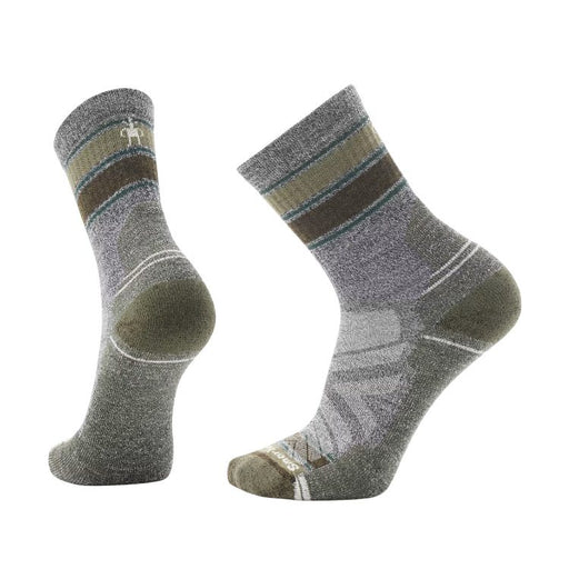 Smartwool Hike Striped (men's) MEN'S SOCKS SMARTWOOL L ASH-CHARCOAL