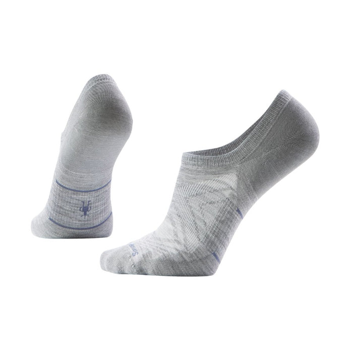 Smartwool Run No Show (men's) MEN'S SOCKS SMARTWOOL L LIGHT GRAY