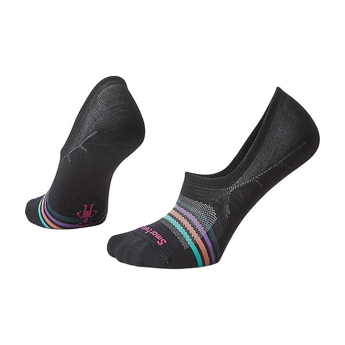 Smartwool Everyday Striped No Show (women's) SOCKS SMARTWOOL S BLACK