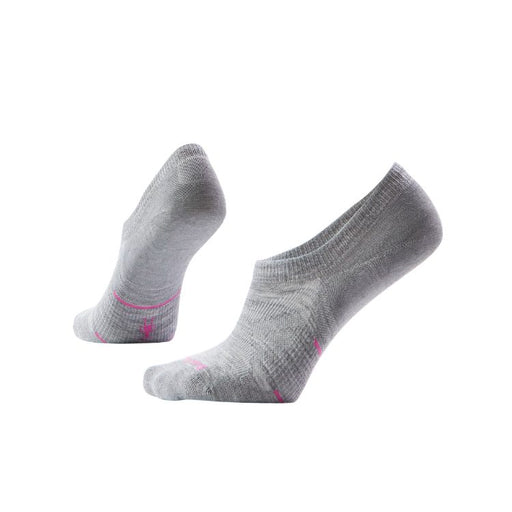 Smartwool Run No Show (women's) WM'S SOCKS SMARTWOOL M LIGHT GRAY