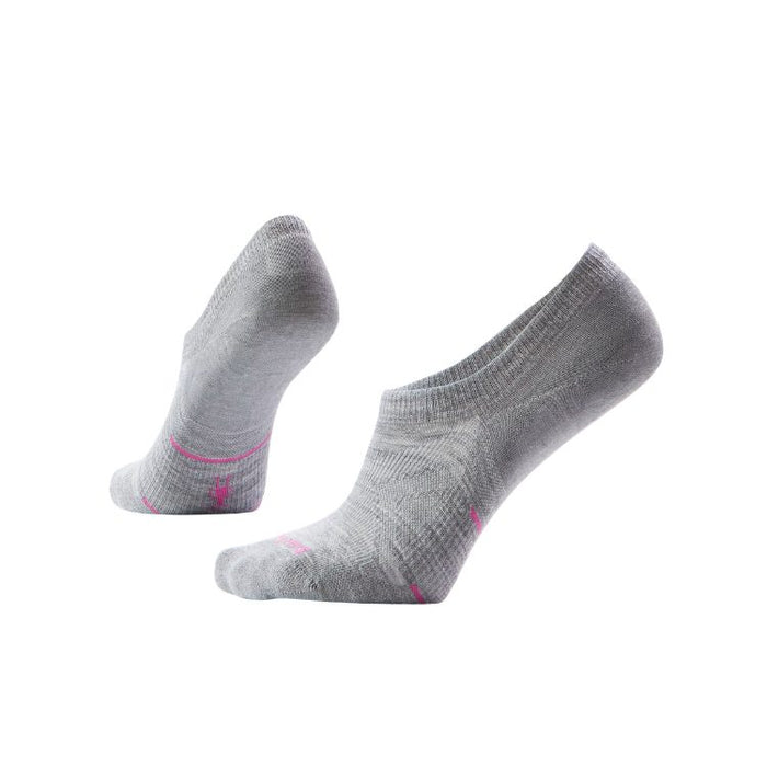 Smartwool Run No Show (women's) WM'S SOCKS SMARTWOOL M LIGHT GRAY