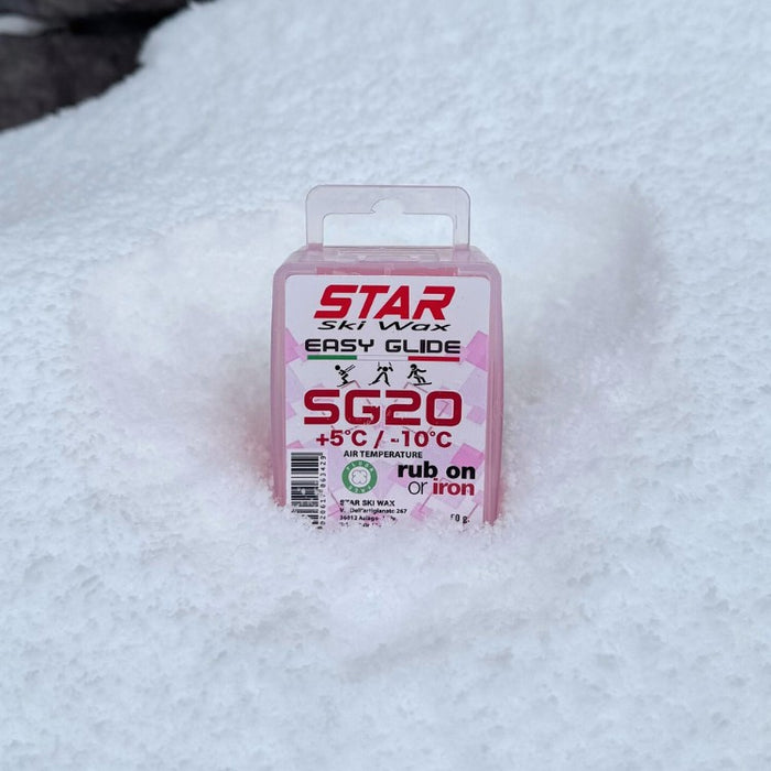 Star Easy Glide Rub-on SG20 (+5/-10°C) GLIDE WAX STAR WAX