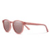 pink sunglasses on a white background