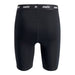 Black athletic shorts with Swix logo on a white background